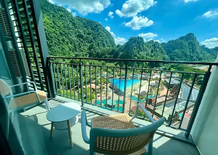 Hotspring 2 Room 1512 Suite Sunway Onsen With Theme Park View 4 Pax