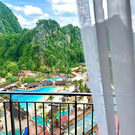 Hotspring 2 Room 1512 Suite Sunway Onsen With Theme Park View 4 Pax Tambun Exterior photo